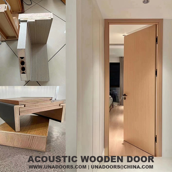 acoustic interior wood door