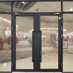 Aluminum Frame Storefront Glazing Door